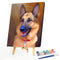 Oil Painting By Numbers Acrylic Handmade Dog Digital Picture Art for Home Decor