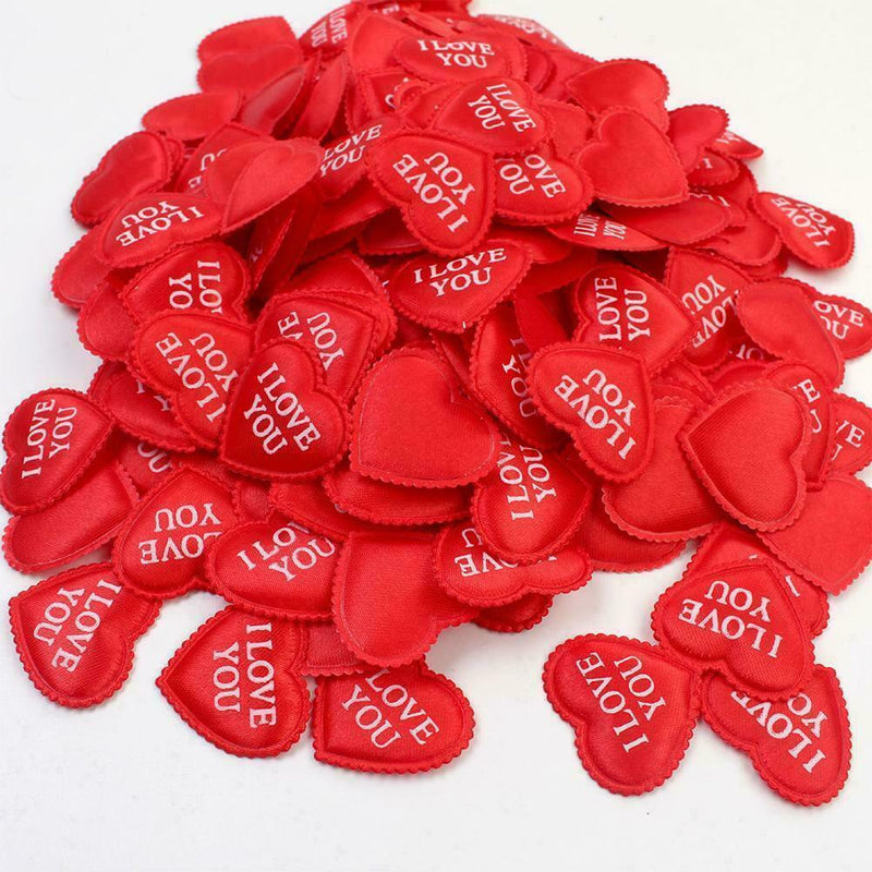 Heart Shape Wedding Room Decorations Sponge Petals Day Rose Petals P9G7