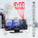 Projector Alarm Clock, LED Digital Alarm Clock Radio for Home, Office (2)