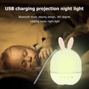 Creative Rotating Atmosphere Night Light Projection Table Lamp for Kids Acts