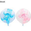 Birthday Inflatable Baby Shower 4D Bubble Balloon Mini Bear Foil Balloon