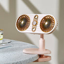 #A Portable Fan Desktop Fans for Home Rechargeable Vertical Standing Fan Cooler