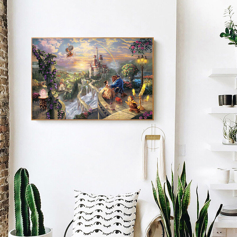 Digital Paint Scenery Painted By Numbers On Canvas Decor