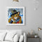 #A Waterside Cat Oil Paint By Numbers Kits DIY Handpainted on Canvas Wall Art