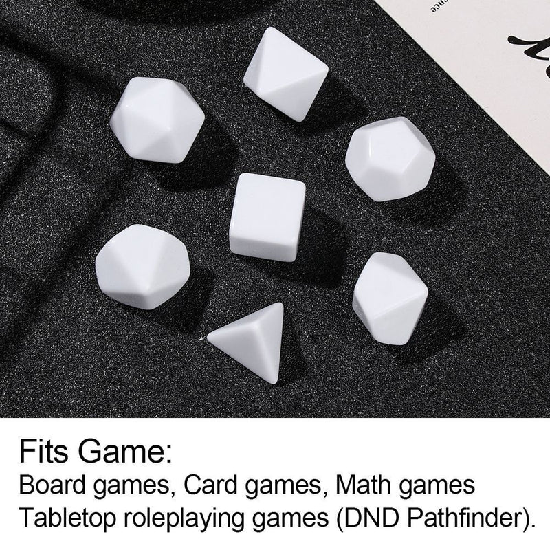Entertainment Tool Game Accessory Dices Set Gaming Drinking Dice Blank Dice