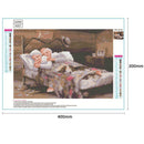 5D DIY Full Drill Diamond Painting Happy Old Couple Cross Stitch Embroidery