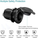 Motorcycle ATV RV Receptacle Cigarette Lighter Outlet Charger Car 12V Socket