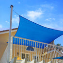 Sun Shade Sail - Canopy Awning Screen Plant Greenhouse Cover (Blue 3x4m) Newly