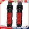 2pcs Universal Aluminum Motorcycle Rear Passenger Foot Pedals Footrests (2)