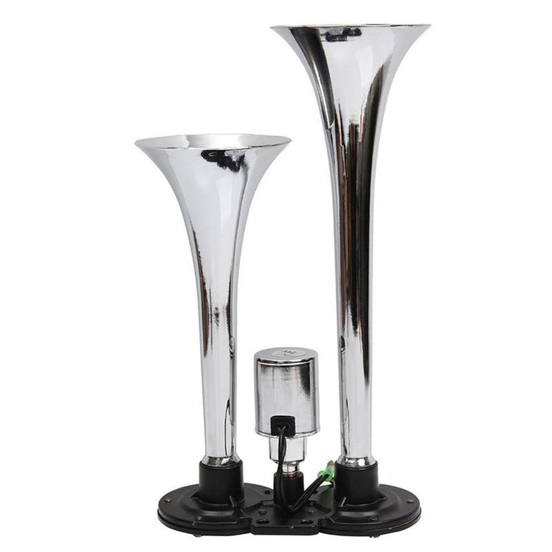 Electric Horn Kit Dual Trumpet Air Horn for Cars Trucks Trains Lorrys Boat