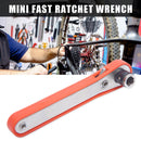 Two Way Ratchet Socket Wrench Tool 1/4 Hexagon Screwdriver Quick Socket Spanner