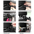 Double-Head Multifunctional Rotatable Back Seat Organizer Phone Storage Hooks