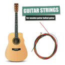 12pcs/Set Guitar Strings Colorful Metal String for Acoustic Folk Guitar Parts