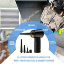 Electric Wireless Air Duster Air Blower Cleaner For Computer Laptop Car J1N4