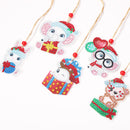 Double-side 5D Diamond Painting DIY Hanging Christmas Trees Pendant (GP007)