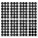 Chalkboard Blackboard Stickers Decals Craft Kitchen Board Labels Jar Chalk H1U1
