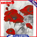 DIY Oil Paint by Numbers Flower Pattern Coded Hand Painted Acrylic Picture Gifts