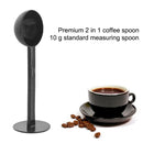 2 in 1 Coffee Spoon Dual-use Bean Powder Scoop 10g Plastic Measuring Spoon Newly