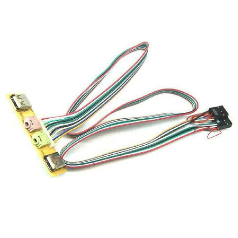 Case Front USB+Audio Interface Board 6.8cm Line-carrying Access Tool T3E0