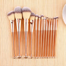 13pcs Foundation Blending Powder Eyeshadow Contour Concealer Blush Brushes