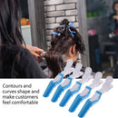 5x Alligator Hair Clips Salon Hairdressing Claw Clamp Salon Hairpins (Blue)