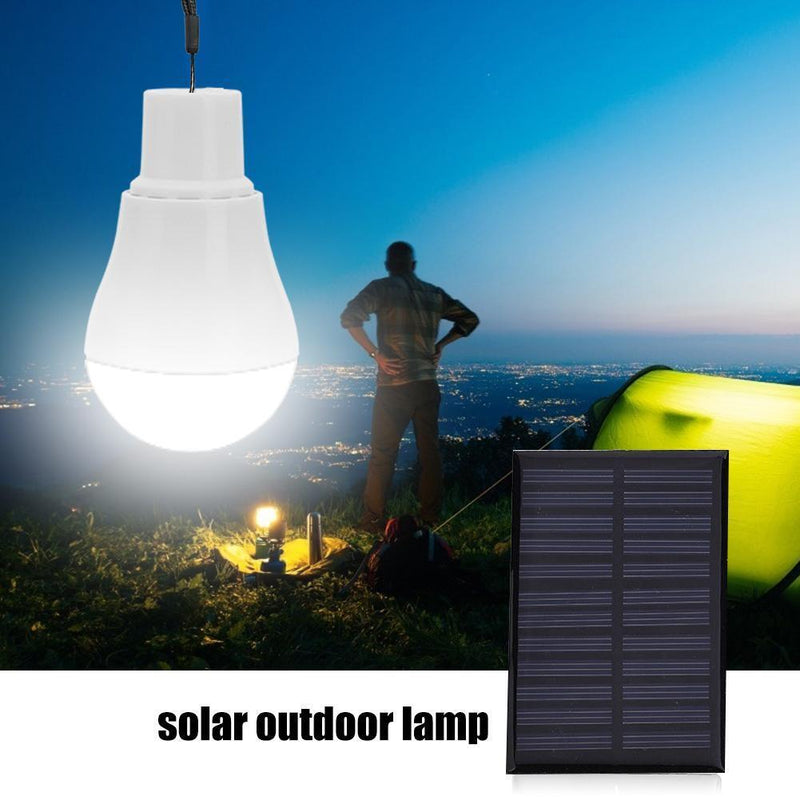 LED Hanging Sensor Bulb Light Solar Powered for Garage Outdoor Camping Tent