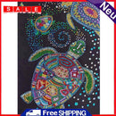 5D DIY Special Shaped Diamond Painting Sea Turtle Cross Stitch Kit Home Wall Art