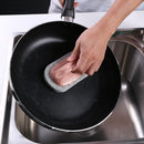 Sponge Strong Decontamination Cleaning Brush Tiles Pot Washing Brush(Pink)