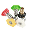 5Pcs High Pressure Mix Color Quick Connector 1/4" Car Washing Jet Lance Nozzle
