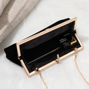 Women Wedding Bridal Party Evening Bag Velvet Diamante Clutch Bag Handbag