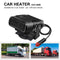 Car Heater 2 in 1 Auto Windscreen Fast Heating / Cooling Fan (Black 12V) Newly
