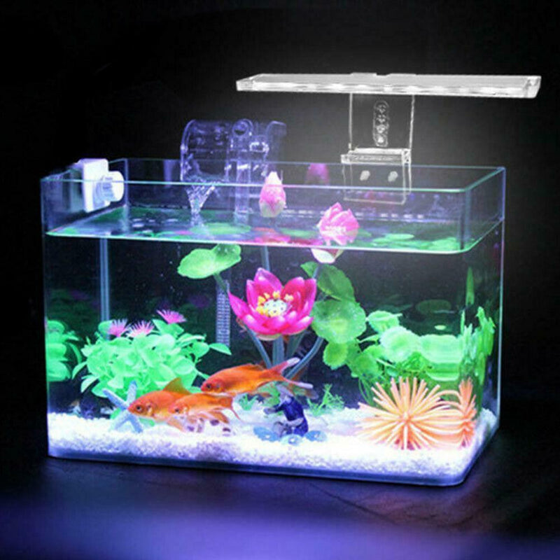 LED Aquarium Fish Tank Lamp Plant Light Fits Thickness Lights Bracket T4T4