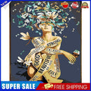 #A Tattoo Girl Oil Paint By Numbers DIY Acrylic Painting Drawing Picture for A