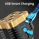 High Power 5 Core LED Torch Super Bright USB Outdoor Camping 2022 S8P0