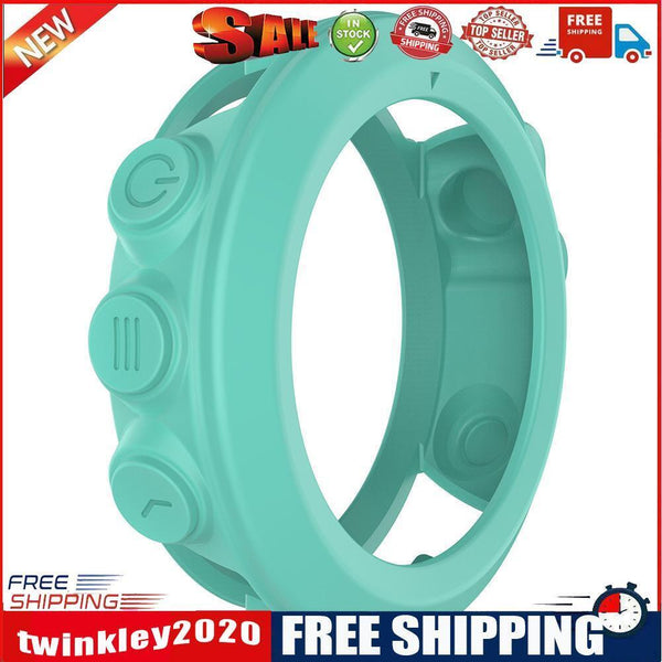 Silicone Case Cover for Garmin Fenix 3 HR Quatix 3 Tactix Bravo(Teal)