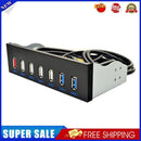 5.25 inch HUB 19 Pin to 2 USB 3.0+4 USB 2.0+BC1.2 Optical Drive Front Panel