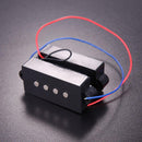Bass Pickup Practical 2Pcs 4 String Silent Black for Precision P Bass Er