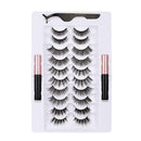 Magnetic Eyelashs Magnet Liquid Eyeliner Lashes Tweezer Long Last P2C2