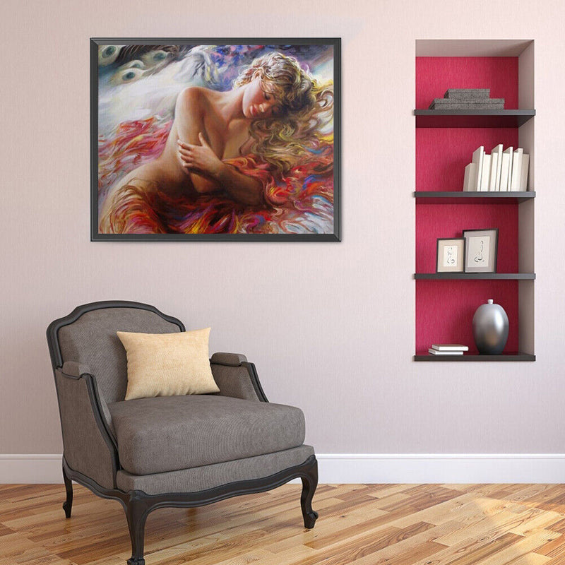 Sleeping Women Oil Paint By Number Canvas Drawing DIY Home Decoration Gift Se