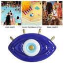 #A PVC Inflatable Floating Row Swimming Pool Summer Party Float Bed Lounger Chai