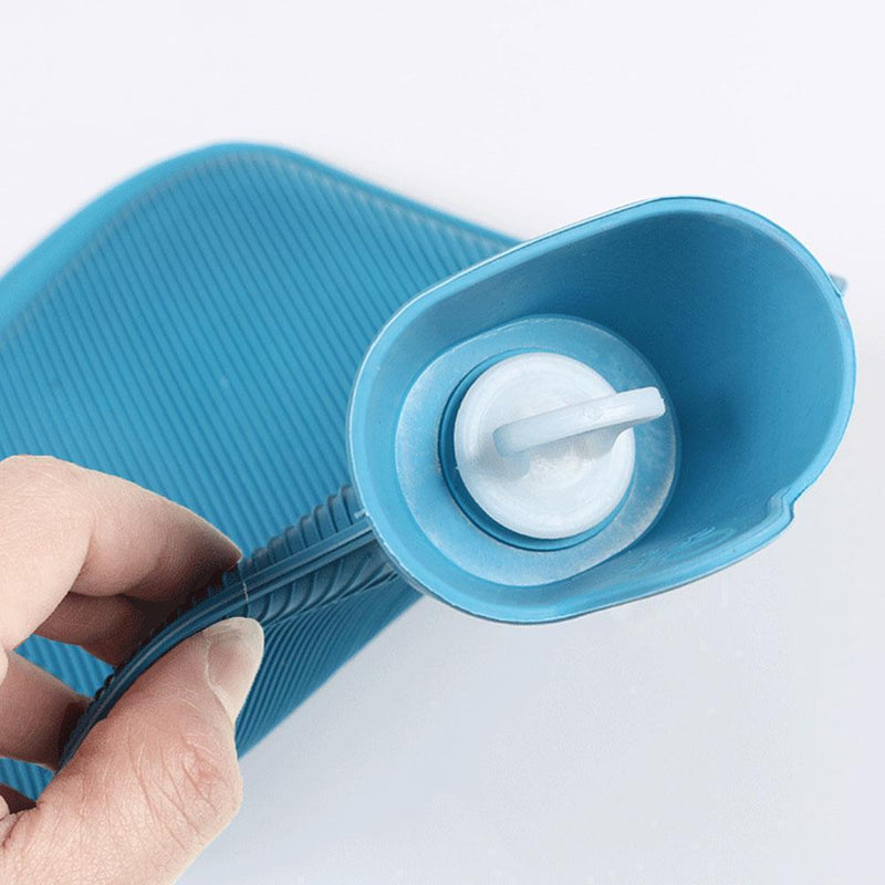 2L Liter Wärmflasche Naturkautschuk Winterwärmer Große Kalte Warme Nächte