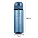 780ml Water Bottle for Drinking Portable Sport Cup Kitchen Tools (Blue)