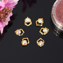 10pcs Clear Nail Art Rhinestone DIY Adorable Nail Decor Accessories (8mm)