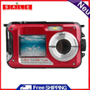 B268 Digital Photo Camera Waterproof Video Recorder Dual Screen DV Camcorder