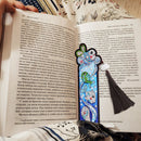 5D DIY Special Shaped Diamond Painting Exquisite Leather Tassel Bookmarks Newly