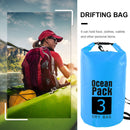 Waterproof Dry Bag Pack Sack Swimming Kayaking Boat Trekking (3L Sky Blue) Newly