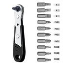 1/4 inch Mini Ratchet Wrench Screwdriver with Batch Head Set Repair Tools Newly