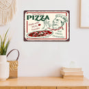 Weatherproof Retro Chic Gourmet Advertisement Sign Iron Painting for Home Room