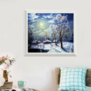 Full Drill Snow Scene 5D Diamond DIY Painting Craft Home Decor
