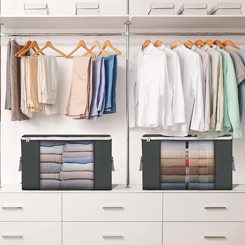 Comforter Storage Bags Large Blanket Clothes Organizer Containers for Bedding